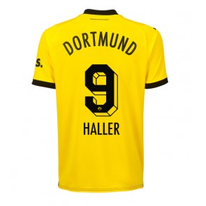 Borussia Dortmund Sebastien Haller #9 Replika Hjemmebanetrøje 2023-24 Kortærmet